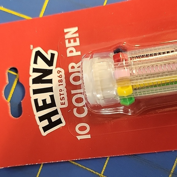 Heinz Red 10 Multi-Color Pen Set New Sealed Package - Picture 2 of 4